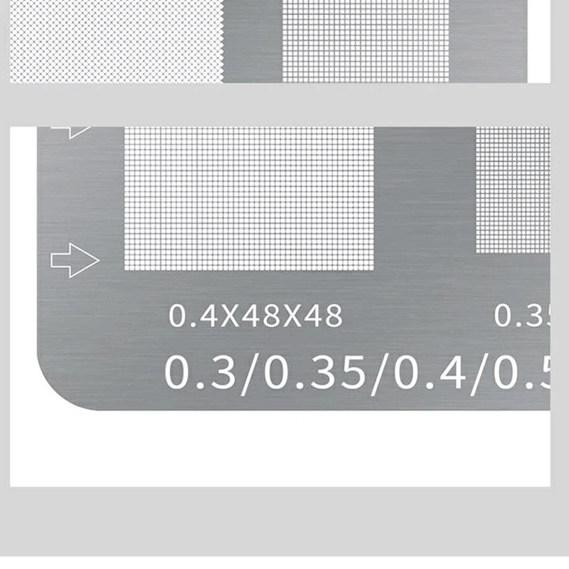 Stencil BGA universali di alta qualità SAYTL per telefono cellulare PC telefono saldatura pasta riscaldamento diretto BGA Reballing stencil 0.12mm