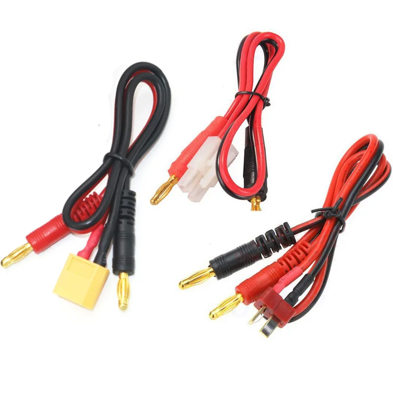 RC Connector Cable T plug Deans Connector to Banana Tamiya Plug to Banana for IMAX B6 B6AC B8 Chargers