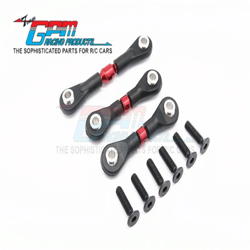 Tirante sterzo in lega GPM-1SET per aggiornamento TAMIYA TT02/TT02T RC