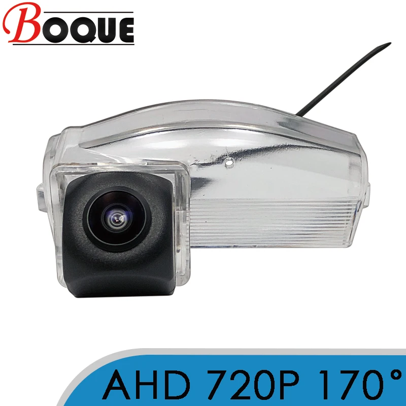 BOQUE 170 Degree 1280x720P AHD Car Vehicle Rear View Reverse Camera for Mazda Axela 2 Demio 3 Sedan / Hatchback