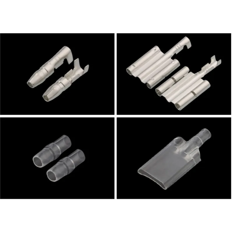 10/20/50sets Car tools 3.5 bullet terminal   car electrical wire connector diameter 3.5mm Male Female 1 : 4 Cold press terminal