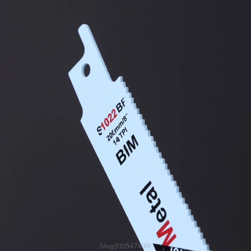 5 قطعة S1022BF BIM 202 مللي متر 8 \ "الترددية صابر المنشار شفرات مجموعة مرنة للمعادن N04 20 دروبشيبينغ تجار الجملة