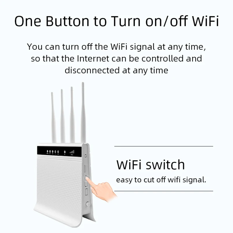 300Mbps Wifi Router Entsperrt 4G LTE CPE SIM Karte Wireless Router Modem Dual-Netzteil mit LAN Port unterstützung bis zu 32 Geräte