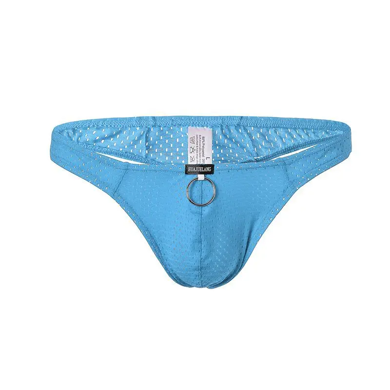 Sous-vêtements en poudre de pénis pour hommes, culotte bombée, gay, sexy, taille basse, respirant, trou, garçon ensoleillé