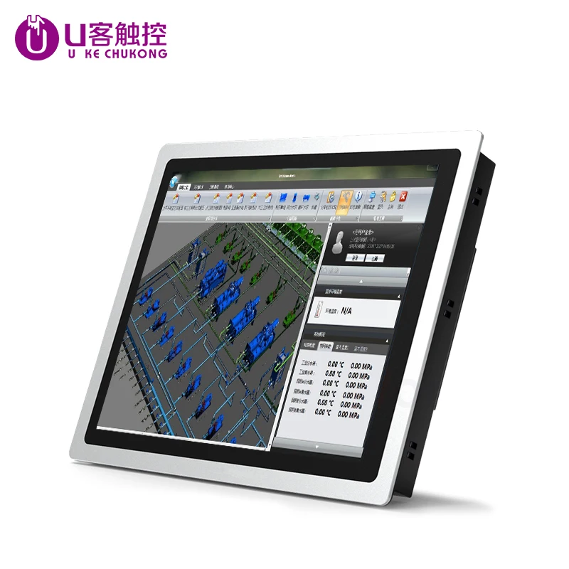 10.4/12.1/15 Inch Industrial Panel All In One PC Mini Computer Capacitive Touch with Core i5/i7 RS232 COM Windows 7/10PRO