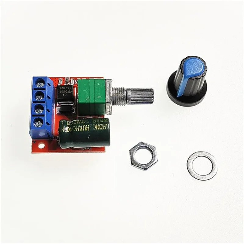 Mini 5A 90W PWM 12V DC Motor Speed Controller Module DC-DC 4.5V-35V Adjustable Speed Regulator Control Governor Switch 24V