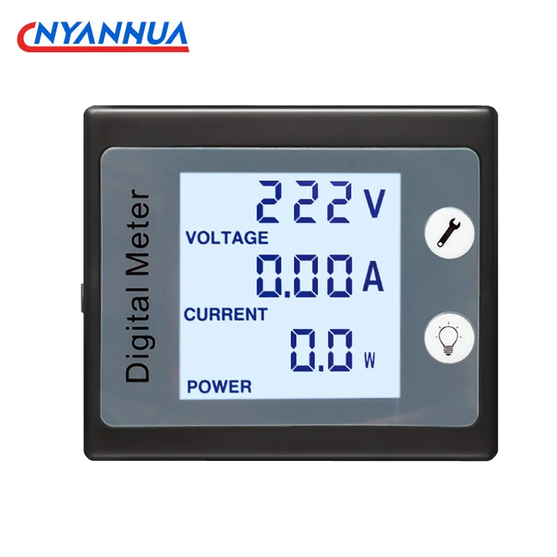 AC Digital Display Multifunctional Power Monitor Voltage And Current Meter Power And Energy Instrument