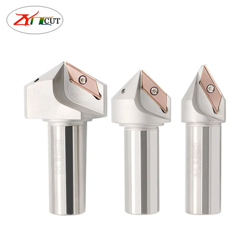 Cnc Long Edge Chamfering Tool Bar Faca de Chanfro Multifuncional Cortador de Grande Diâmetro Xcet310404 30 45 60 Graus