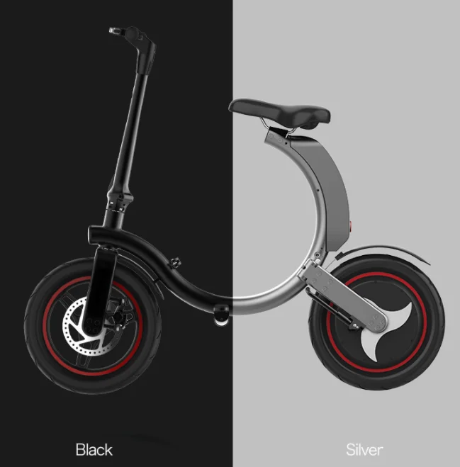 Foldable Mini Electric Bicycle, Lithium Battery, Electric Vehicle, Aluminum Alloy, Free Shipping to USA, UK, EU countries