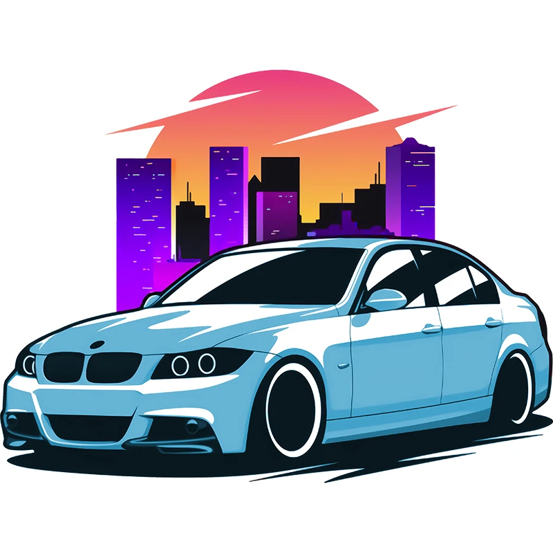 Rulemylife E46 E90 Drift Art – Wspaniały Dekoracyjny Naklejka dla Samochodu BMW E90