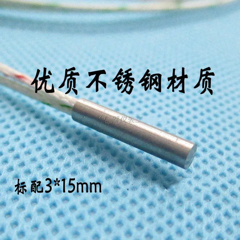 High Temperature Resistance pt100 Temperature Sensor 3mm Probe Mold Temperature Measure 2 wire platinum thermistor PT1000 3 wire