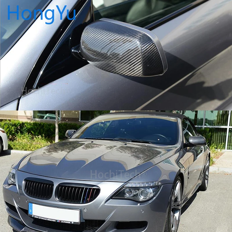 

For BMW 5 series E60 sedan 545i 550i 2004-2007 100% Real Carbon Fiber Rear View Mirror Cover Side Mirror Caps car styling