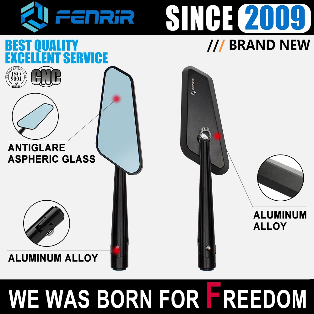 FENRIR motorcycle mirror for suzuki GSR250 GSX400 GSR400 SV400 SV650 GSR750 honda Kawasaki Yamaha KTM triumph ducati husqvarna