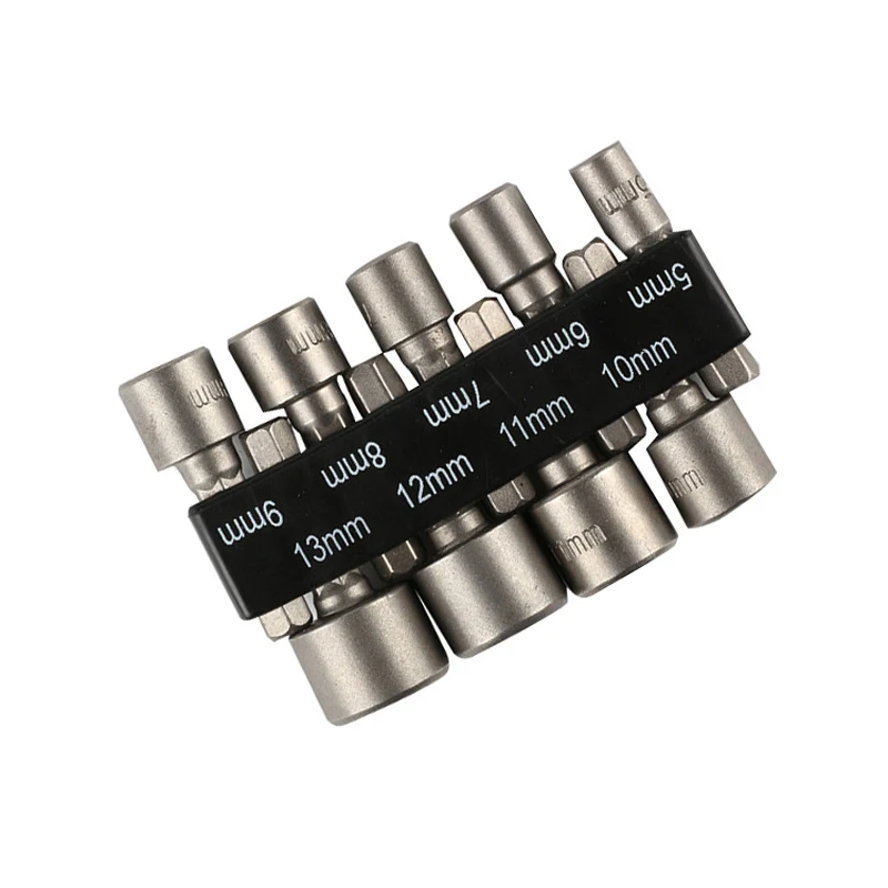 9pcs 14Pcs Hexagon Nut Driver Drill Bit Socket Screwdriver Wrench Set Drill Bit Adapter for Electric Screwdriver Handle Tools