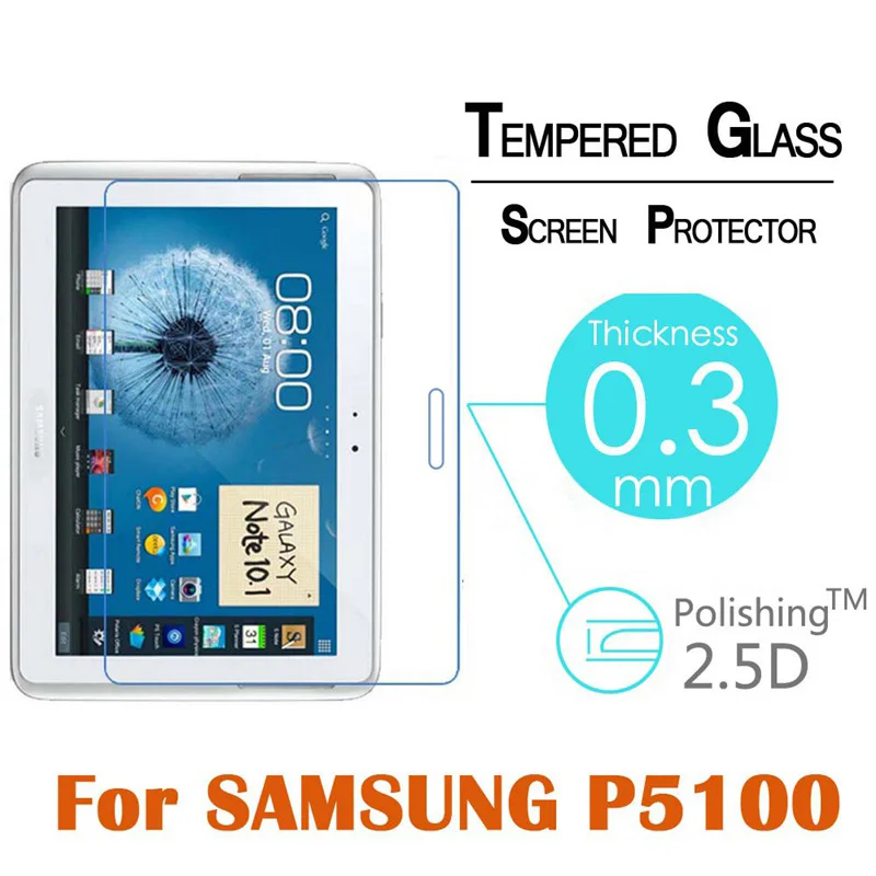 Tempered Glass for Samsung Galaxy Tab 2 10.1 P5100 P5110 P5113 Tab2 10.1