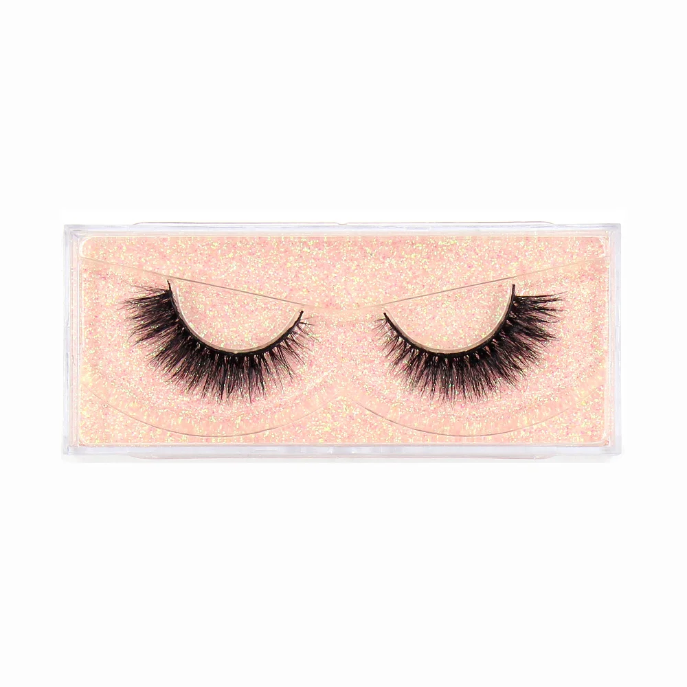 LEHUAMAO Mink Lashes 3D False Eyelashes Wispy Cross Natural Mink Hair Extension Tools Makeup Soft Reusable 5D Luxury Eyelash L32