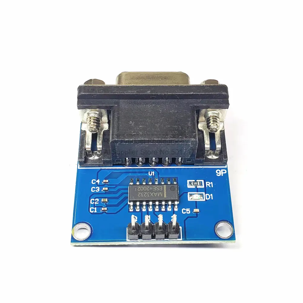 MAX3232 RS232 to TTL Serial Port Converter Module with Transceiver Indicator Light DB9 Connector