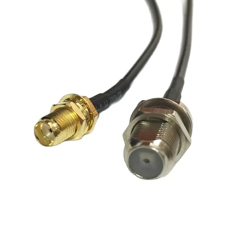 

New Modem Coaxial Cable SMA Female Jack Nut Connector to F Female Jack Connector RG174 Cable Pigtail 20CM 8" Adapter