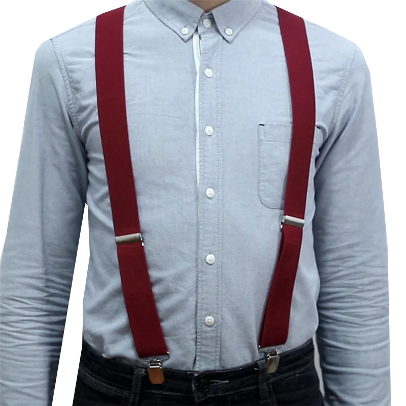 Tirantes de cuero genuino para hombre, 3,5 cm, 110cm, tamaño extendido, Vintage, para boda