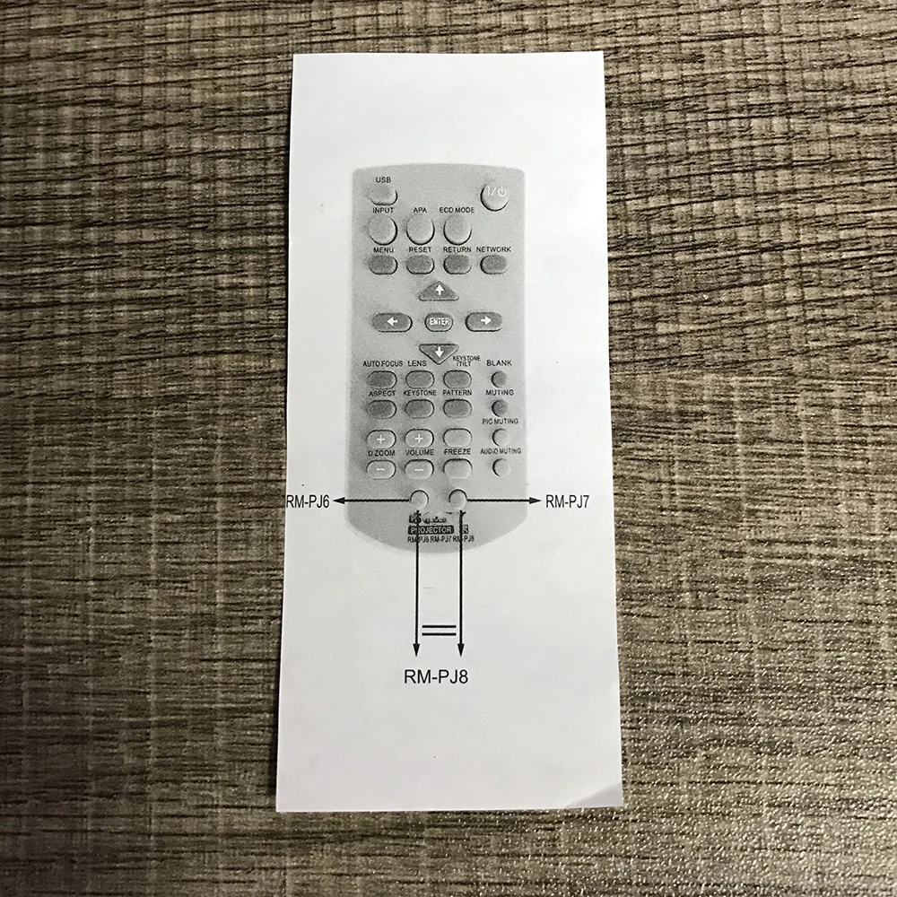 جديد التحكم عن بعد ل sony العارض RM-PJ8 RM-PJ7 RM-PJ6 VPL-CX63 VPL-CX70 VPL-CX71 VPL-CX80 Fernbedienung