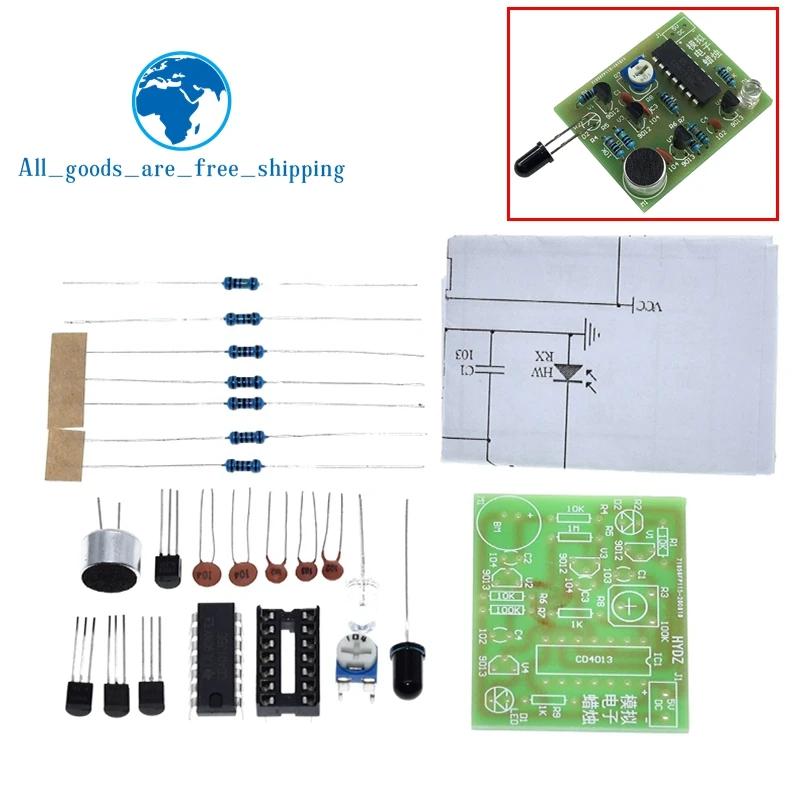 DIY Kit Module Analog Electronic Candle Lights + Blowing Control Simulation Candle Suite Trousse Timer Componentes Eletronico