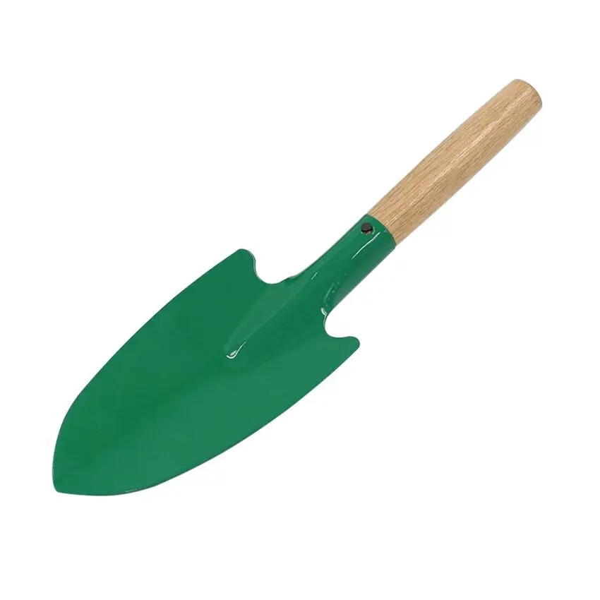 Pala pequeña con mango de madera, herramientas de jardinería para el hogar, macetas carnosas, Suelo Suelto, flores, plantación, excavación, pala de hierro