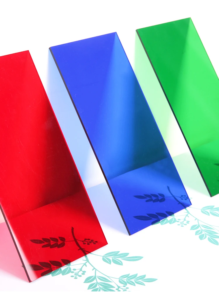 Color Plastic Plate Color Transparent Acrylic Plate Customization