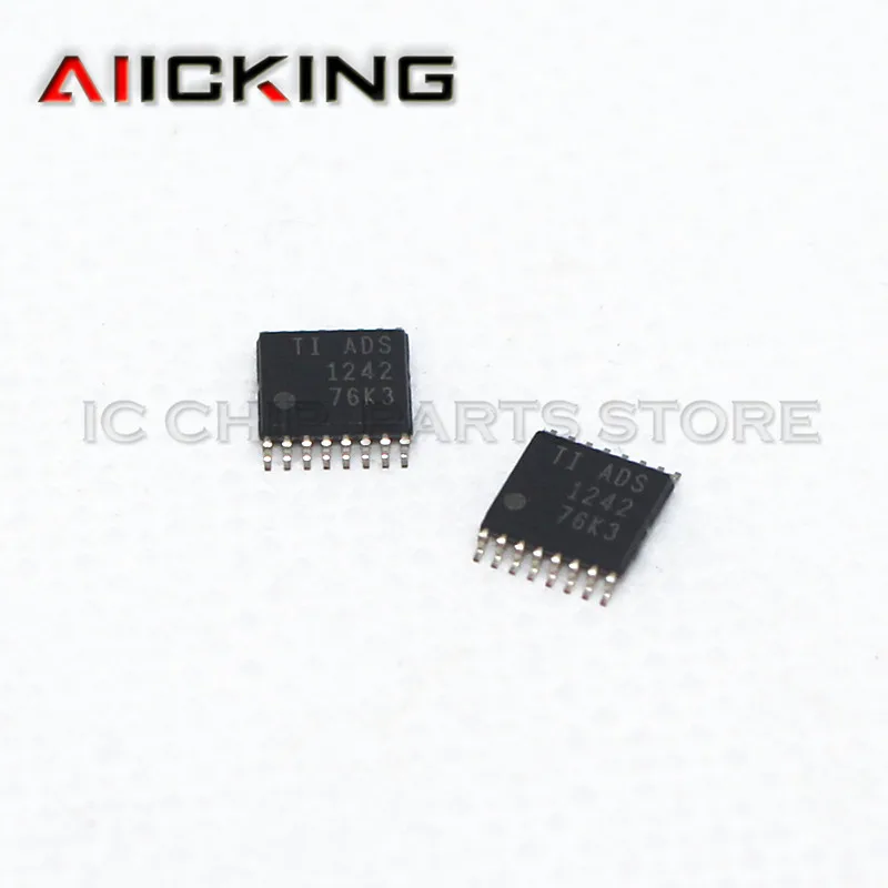 Ads1242ipwr ads1242 (5 peças) frete grátis chip ic integrado tssop16 novo original, em estoque