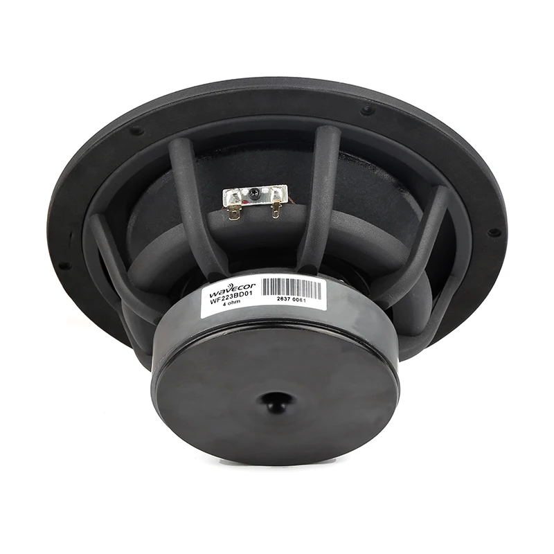 HF-023 HiFi スピーカー 8.75 インチ ダイカスト アルミ シャーシ ペーパー コーン ミッドウーファー スピーカー ドライバー ユニット WF223BD01 4 オーム 89.5dB (1 個)
