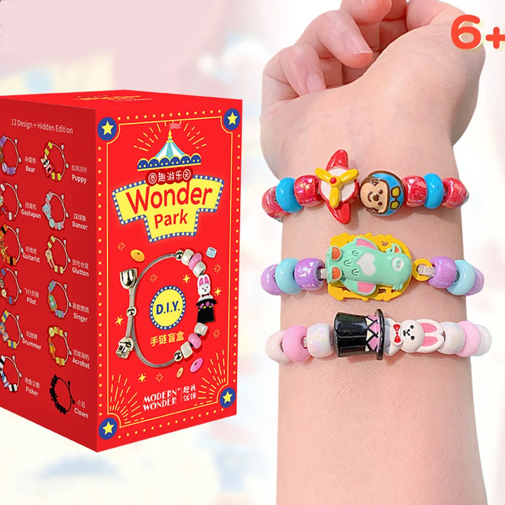 Creative diy bracelet blind box toys for little kids  Educational Building Blocks Toys For Girls Christmas Gifts