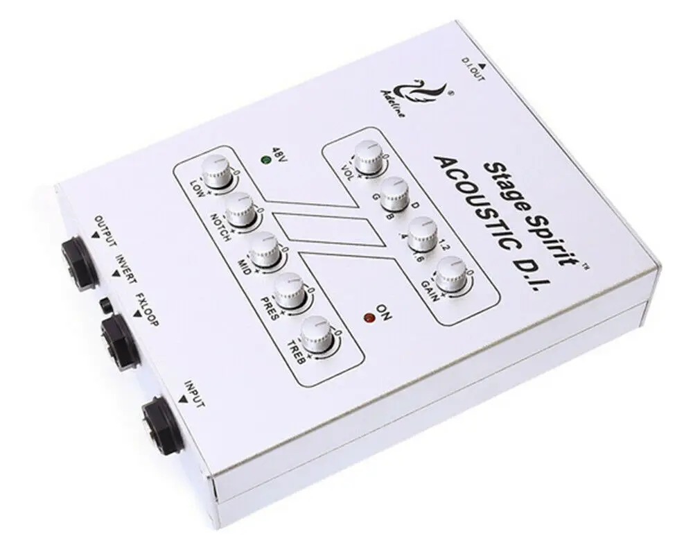 Stage Preamplifier Effector Performance  Spirit Acoustic Di Guitar Gain Di box wooden guitar gain preamplifier