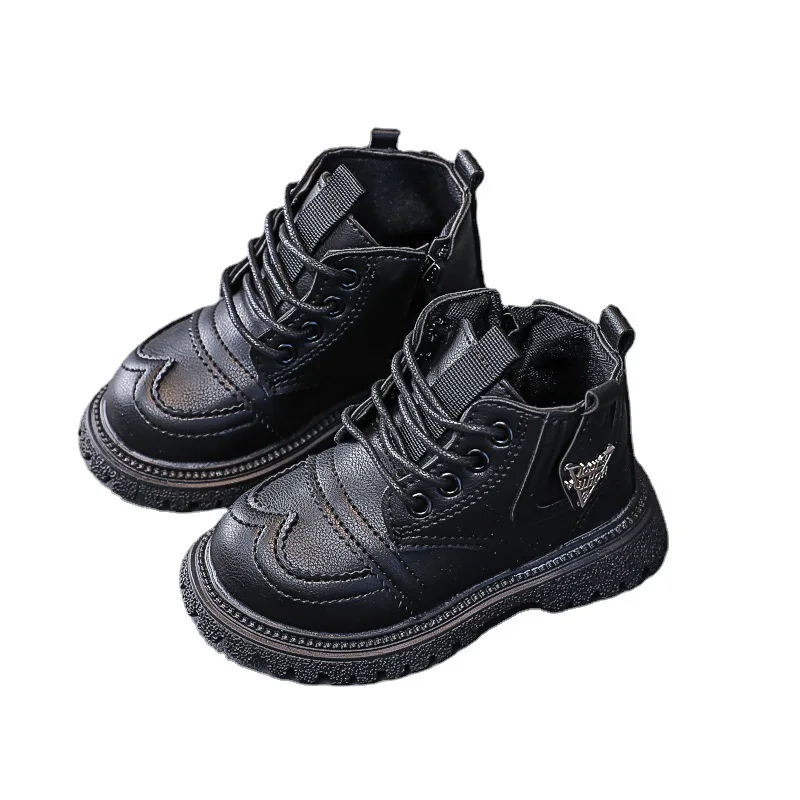 

CNFSNJ BRAND New fashion autumn winter children sneakers Martin boots boys girls casual kids leather shoes 21-30