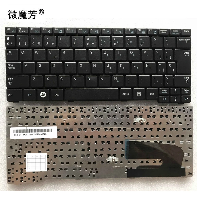 

SP Новинка для Samsung N150 plus N143 N145 N148 cNB30 NB20 N102 N102S N148P NB30P Клавиатура