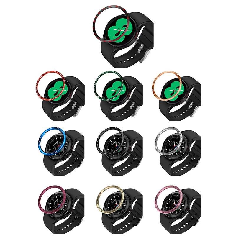 BEHUA Bezel Ring Styling Frame Case For Samsung Galaxy Watch 4 Classic 42MM/46MM Cover Anti-scratch Protection Ring Frame Shell