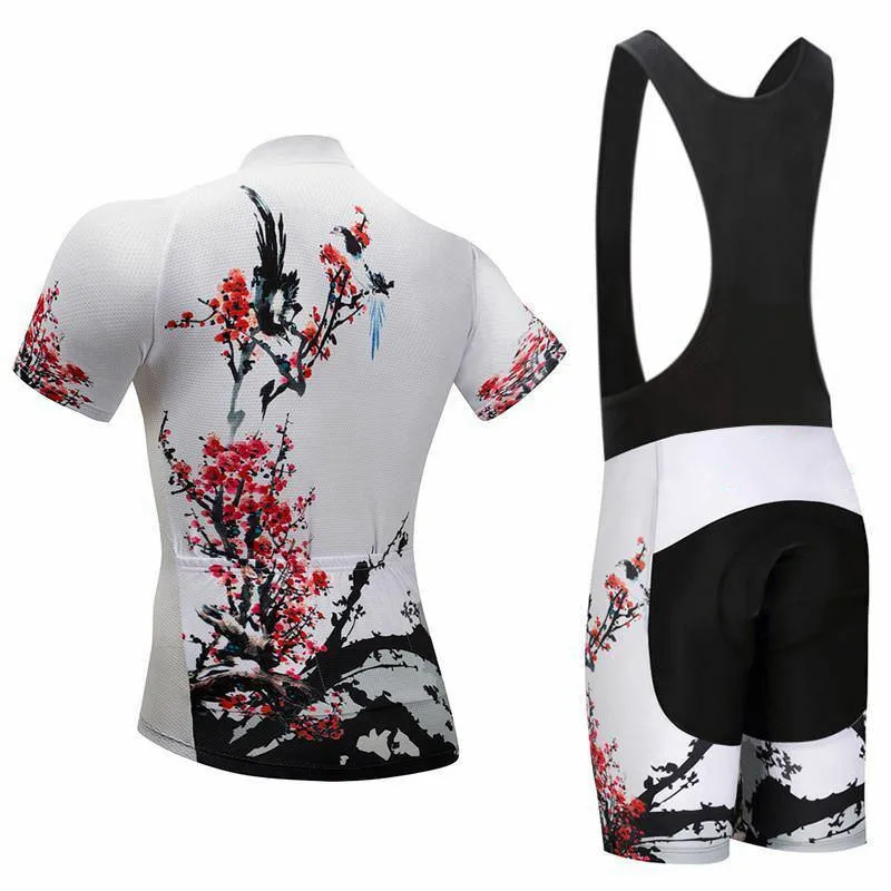 Professionally Bicycle Clothes Outdoors Racing Sportswear Mountain Bike Jerseys With Bib-shorts For Sets Cycle Suits