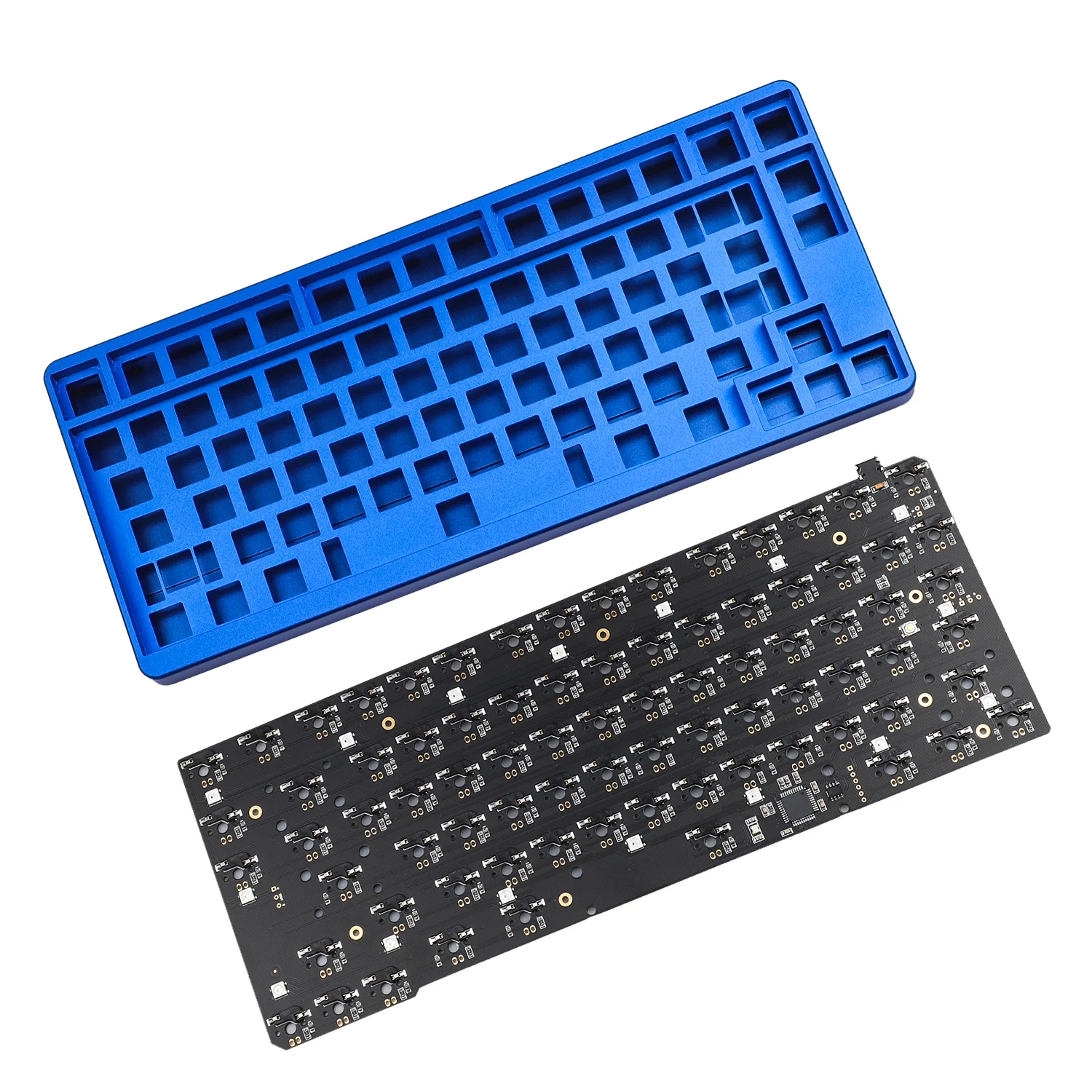 

ID80 V1 80 Keys Aluminum Anodized CNC Alu Case Acrylic Bottom Only Case Support V2 PCB