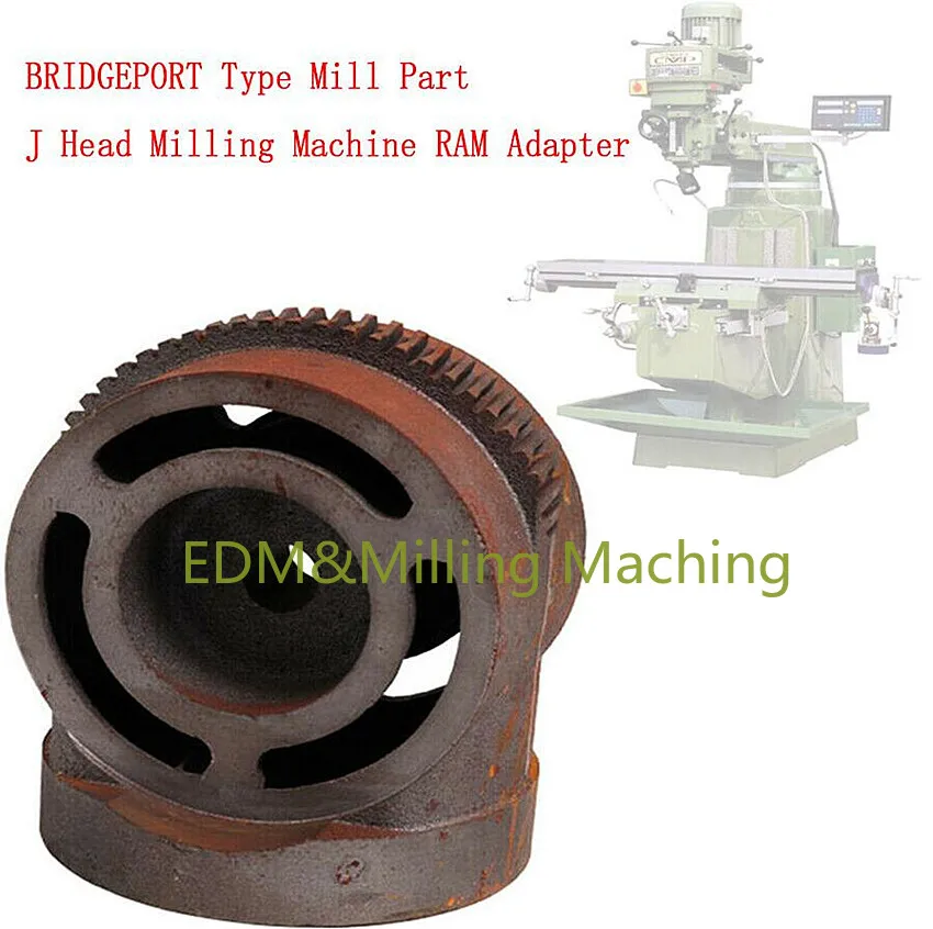 CNC Milling Machine Metal RAM Adapter M1187 Type Mill Part J Head For BRIDGEPORT Mill Tool