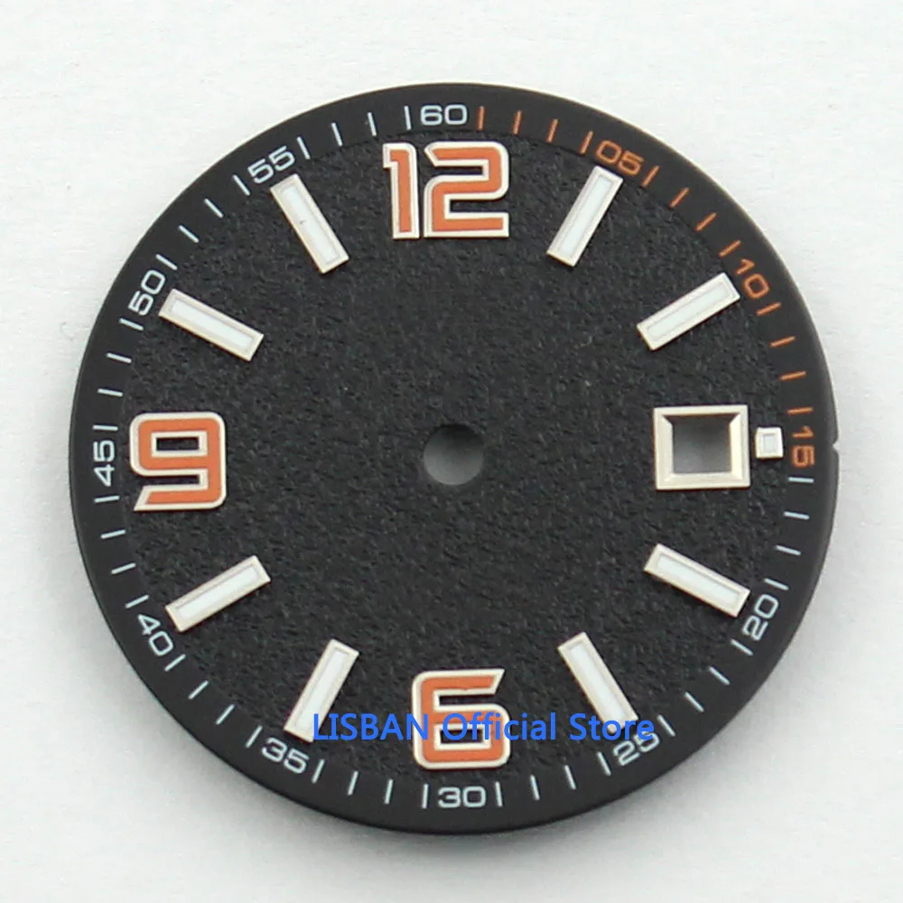 31.5mm Sterile Watch Dial Date Window Fit ETA 2836 MIYOTA 8215 Movement