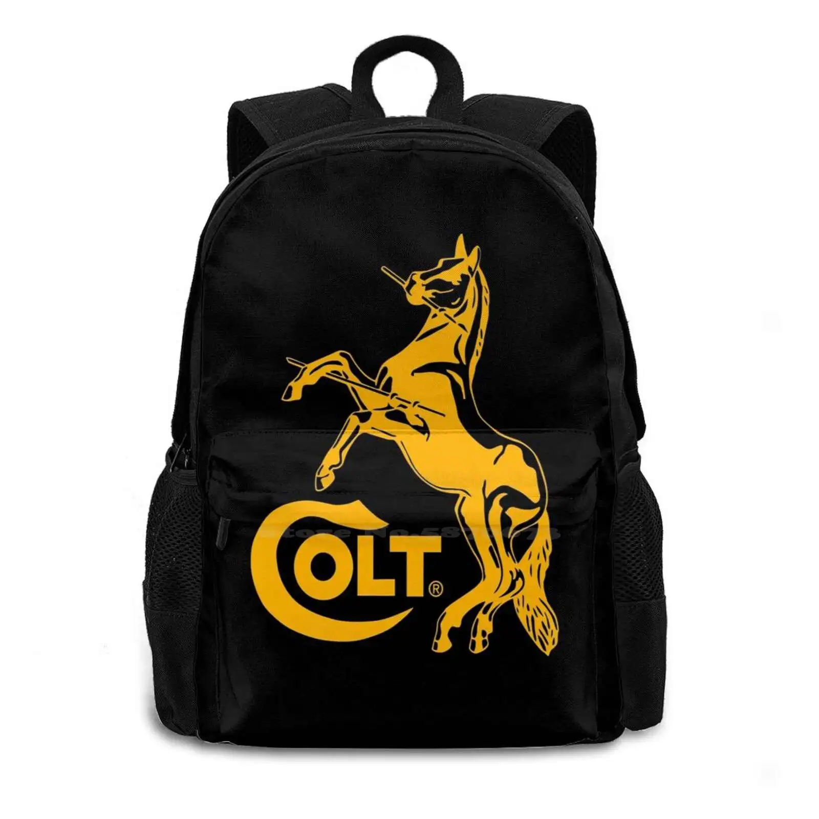 Ngeronto 3d Print Design Backpack Casual Bag Colts Manufacturing Company Business Operation Colt Manufacturing Colts