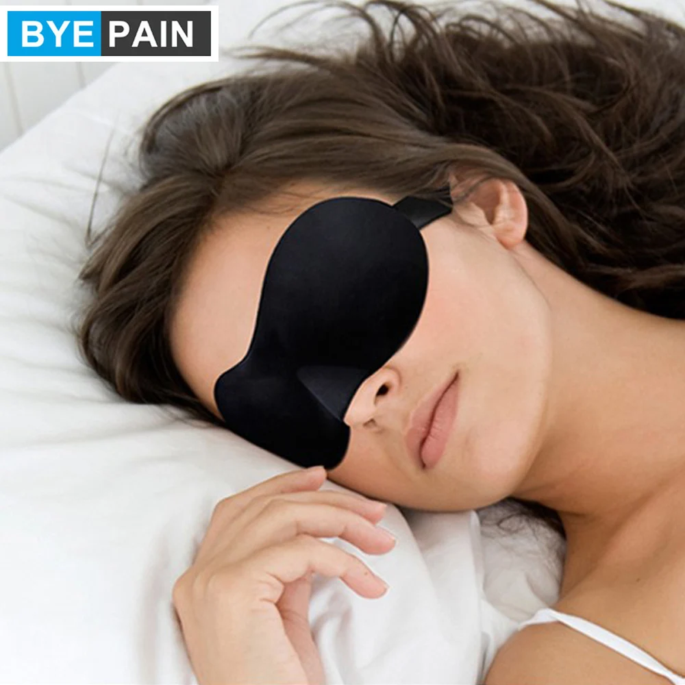 

1Pcs BYEPAIN Sleeping Eye Mask 3D Sleep Mask Natural Eyeshade Cover Shade Patch Soft Portable Blindfold Travel Eyepatch Cover