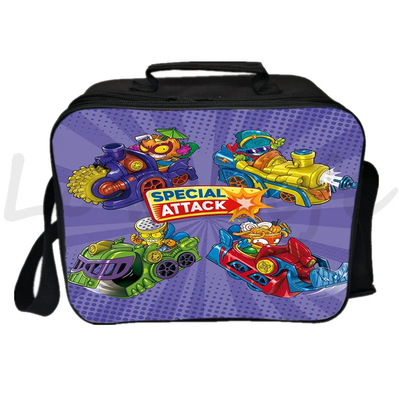 Super Zings Lunch Bag donna borsa a tracolla da viaggio per bambini Lunch Box portatile Superzings borsa a tracolla da campeggio borsa funzionale