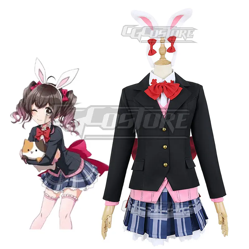 

D4DJ Ohnaruto Muni Cosplay Costume Uniform Dresses Christmas Halloween Free shipping CG1124WZP