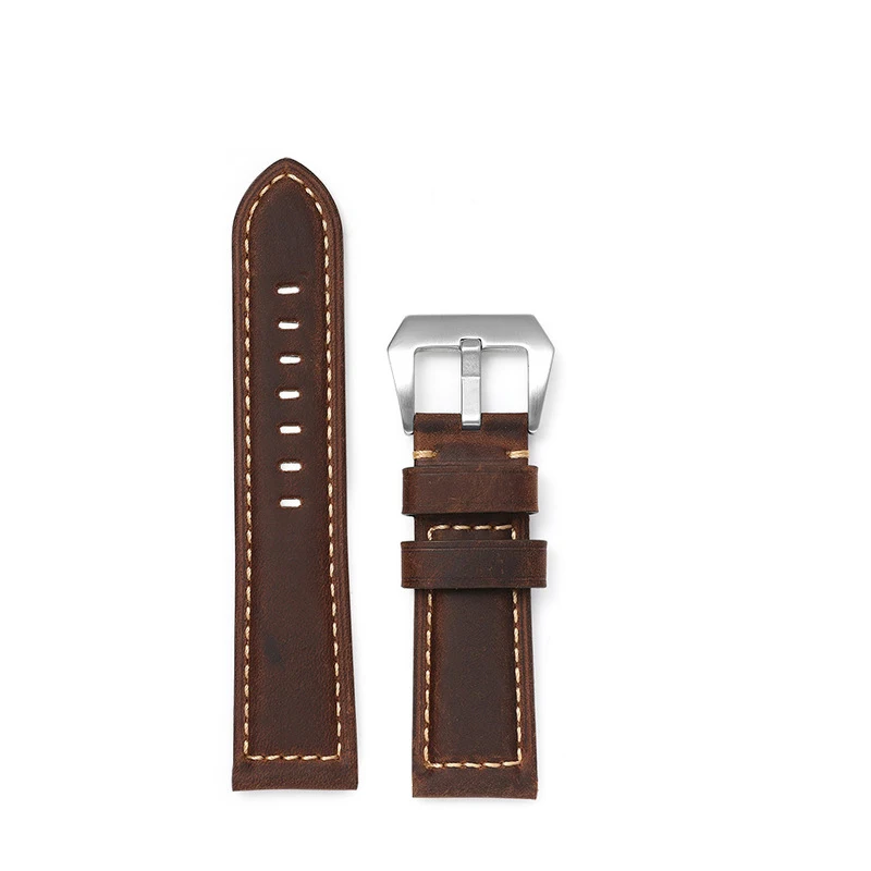 Leather watch strap 20-26mm Men's strap  Substitute Panerai Watch  Strap Watchband UTHAI Z70