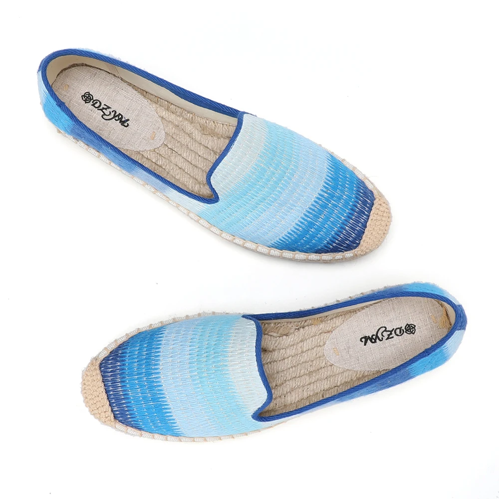 2021 Zapatillas Mujer Sale Ballet Flats Canvas Slip-on Casual Round Toe Sapatos Tienda Soludos Espadrilles Shoes Platform Size