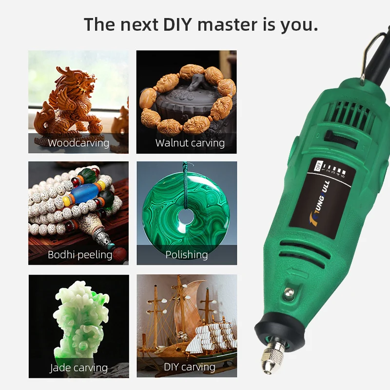 Dremel Mini Drill Corded Diy Electric Engraving Pen Drilling Tools 260W Engraver Electric Wood Carving Engraving