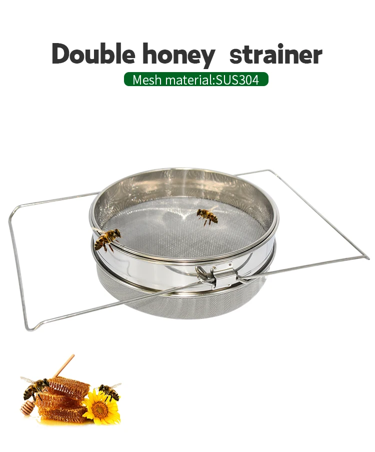 

Stainless Steel Honey Filters Strainer Network Stainless Steel Screen Mesh Filter Beekeeping Tools Honey Tools