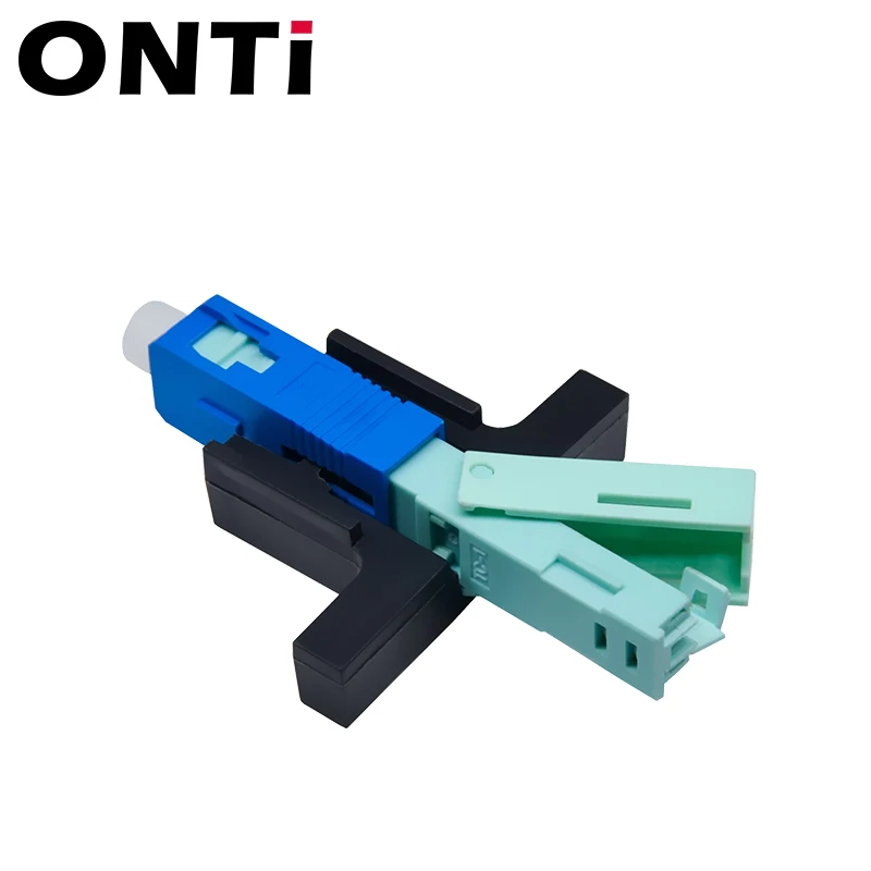 ONTi High Quality 53MM SC APC SM Single-Mode Optical Connector FTTH Tool Cold Connector Tool SC UPC Fiber Optic Fast Connnector