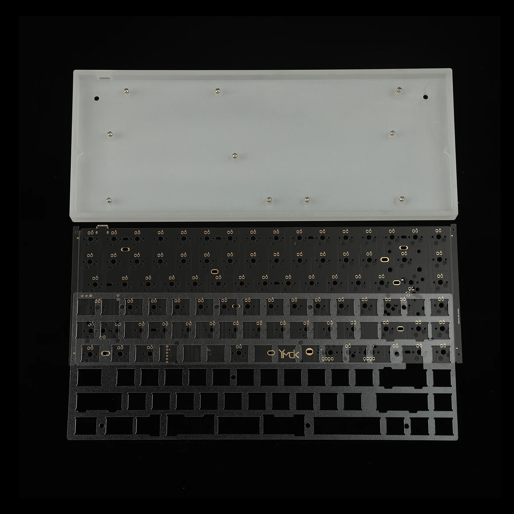 75% 84 PC Platte Polycarbonat ANSI ISO Layout Für KBD75 YMD75 V1 V2 V3 PCB Fall 75V3 Mechanische Tastatur Laptop tastaturen