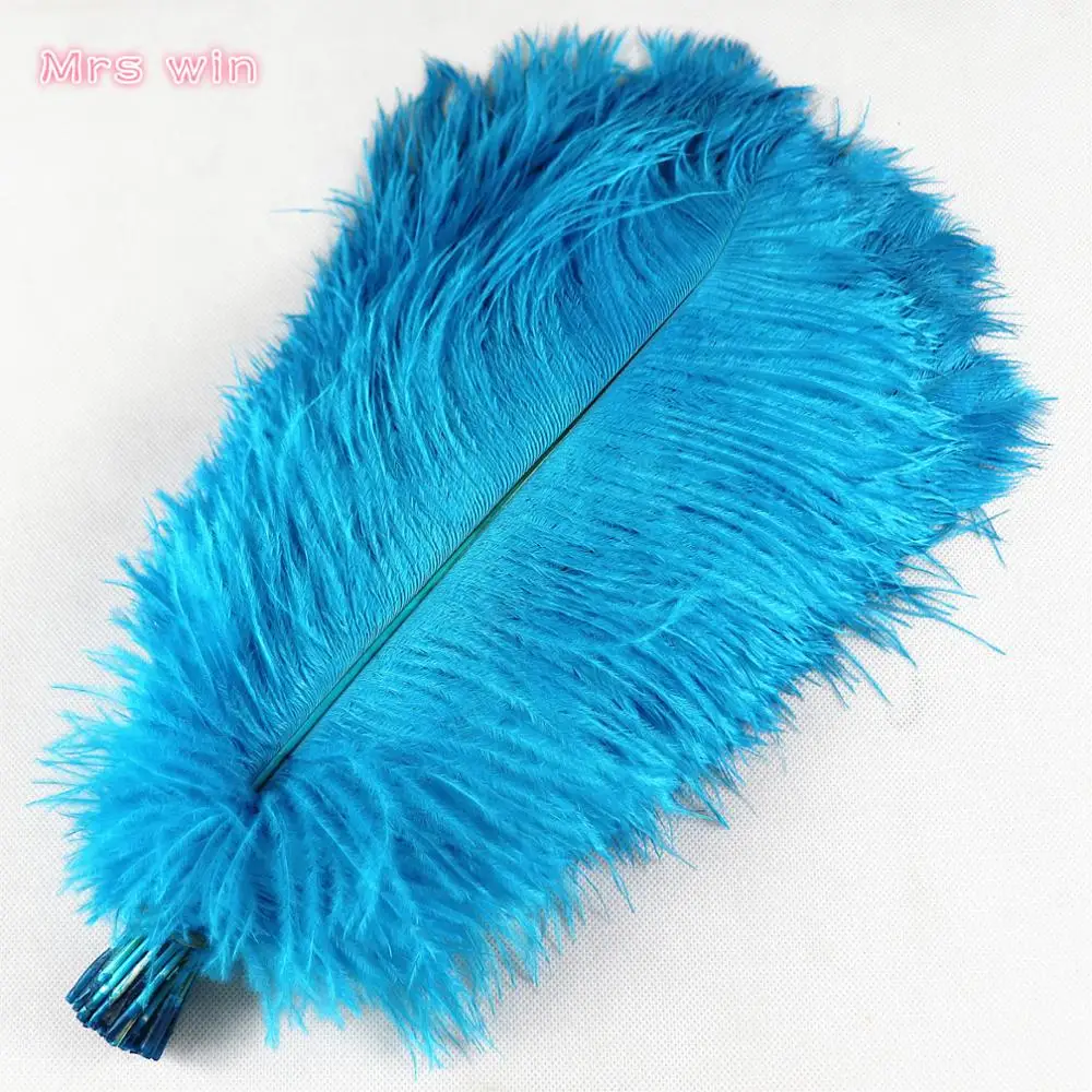 

reasonable price Dyed Colors Wedding Centerpieces Colorful Decorative Ostrich Feathers plumes Snow white decoration feathers for