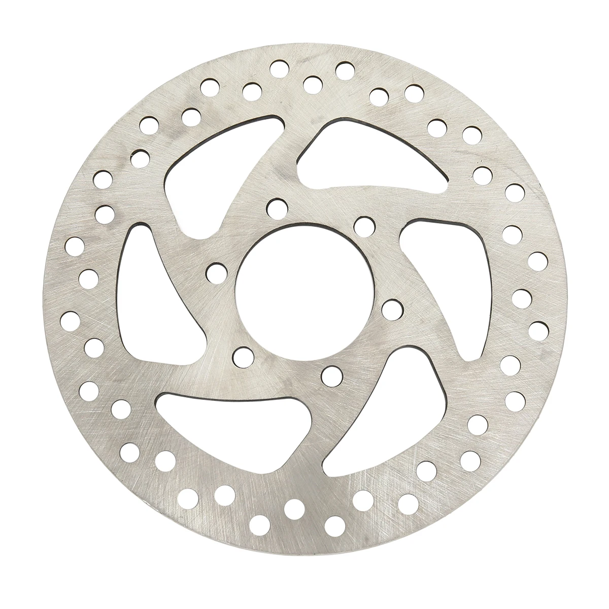 140mm Brake Disc Rotor Pad For Electric Scooter Stainless Steel 6 Hole 37mm Inner Diameter E-scooter Brake Disc Rotor Bike Parts